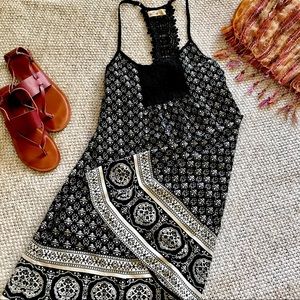 Hollister Sundress with pockets and crochet back